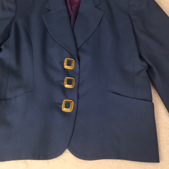 Ann Taylor Blue Blazer - Picture 3 of 4